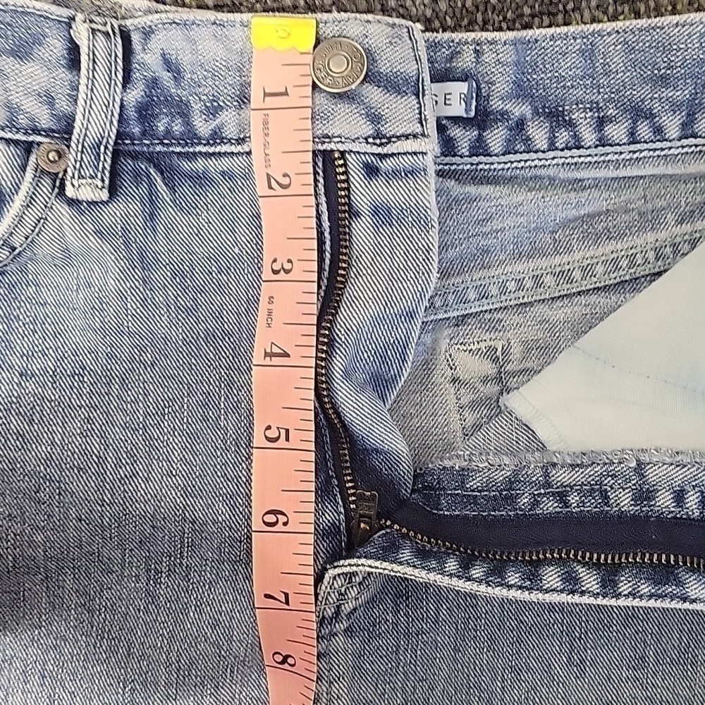 Y2K Blue Jean Pencil Skirt Tommy Hilfiger-Size Med.(vintage Check measurements) - Picture 9 of 13